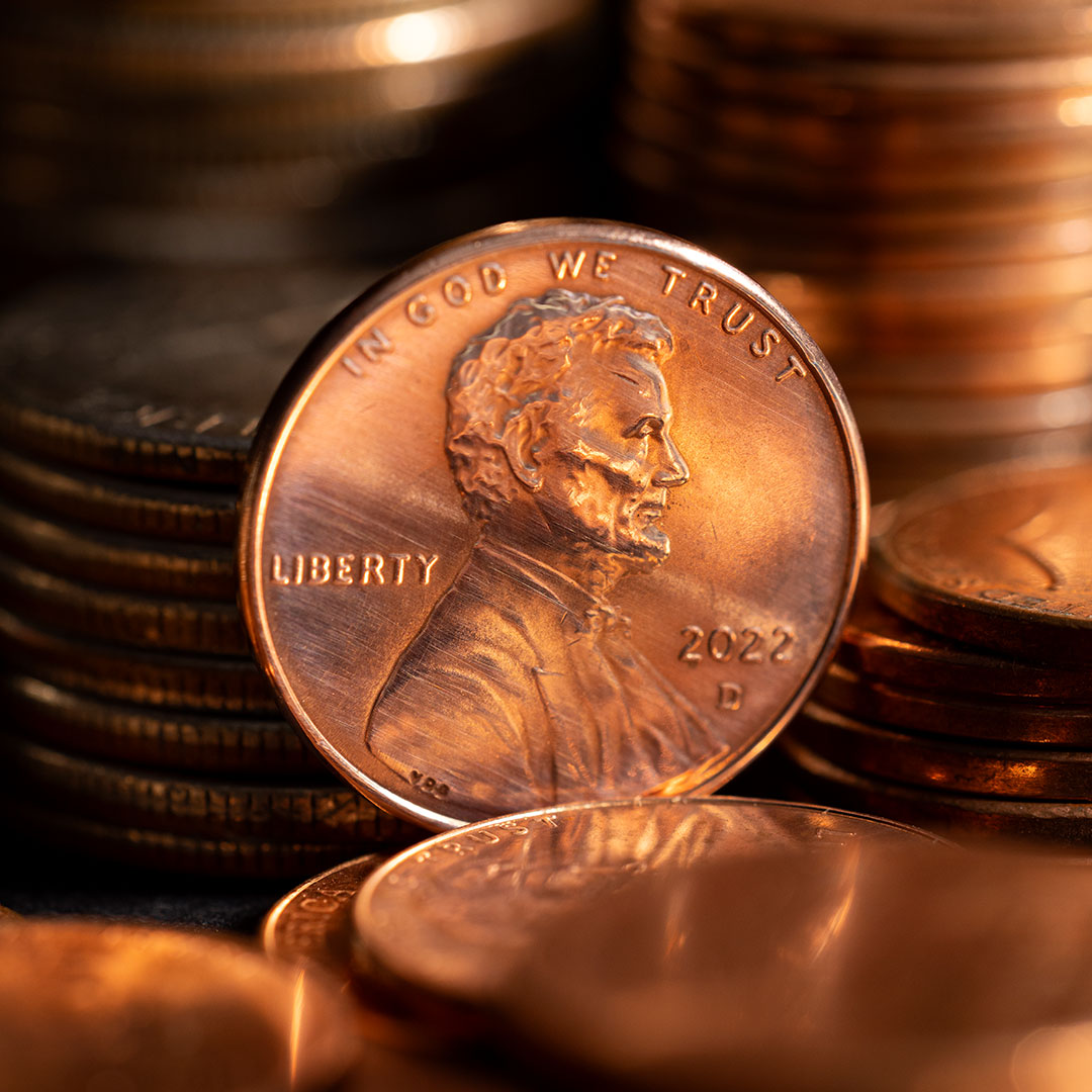 Image of a Lincoln Cent.